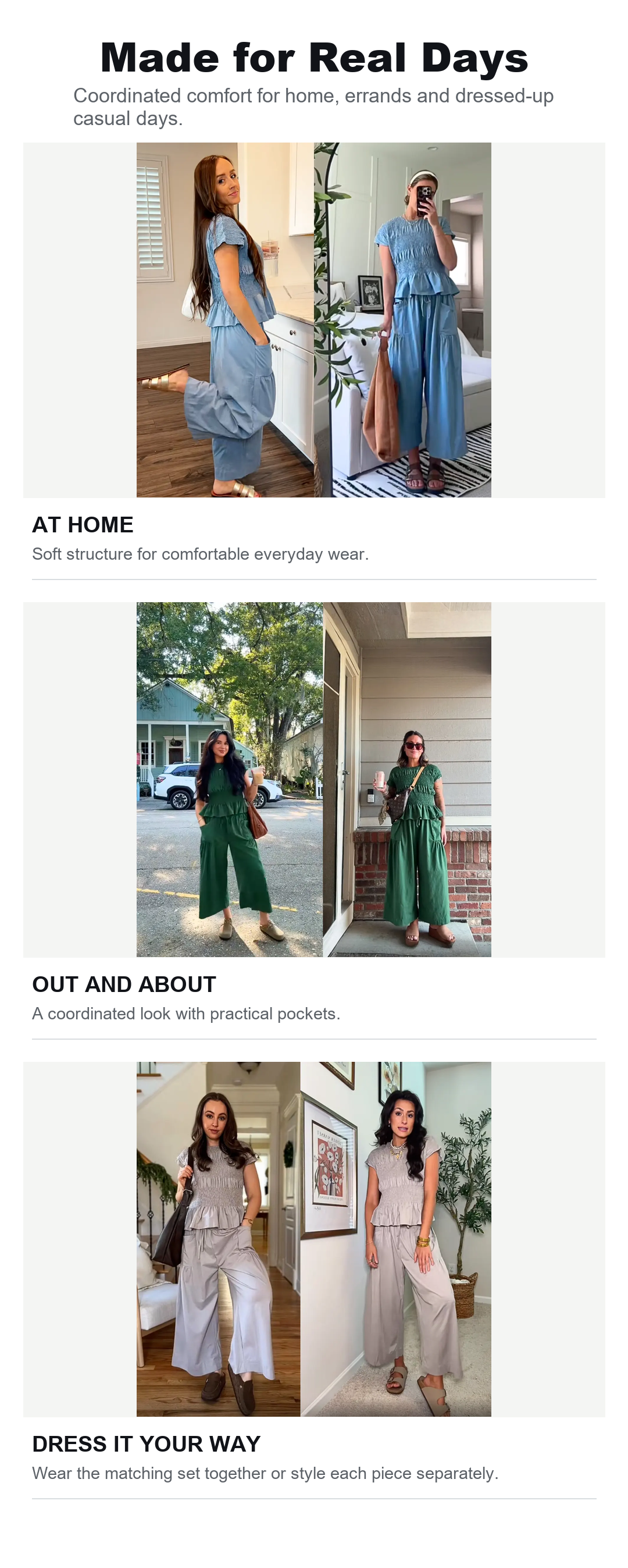 Smocked two-piece set final everyday styling photos
