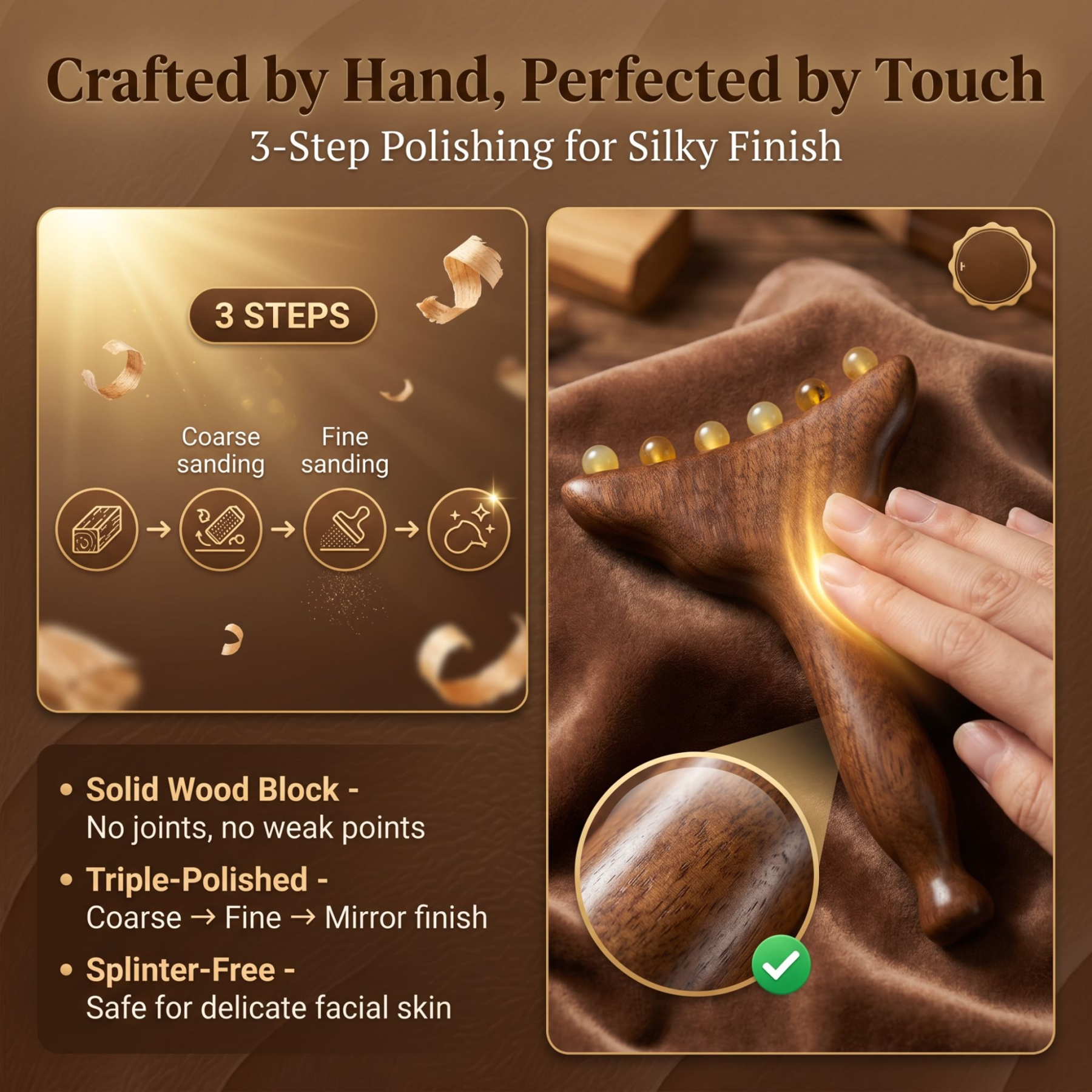 Sheep Horn Beauty Push Massager Mini Tool
