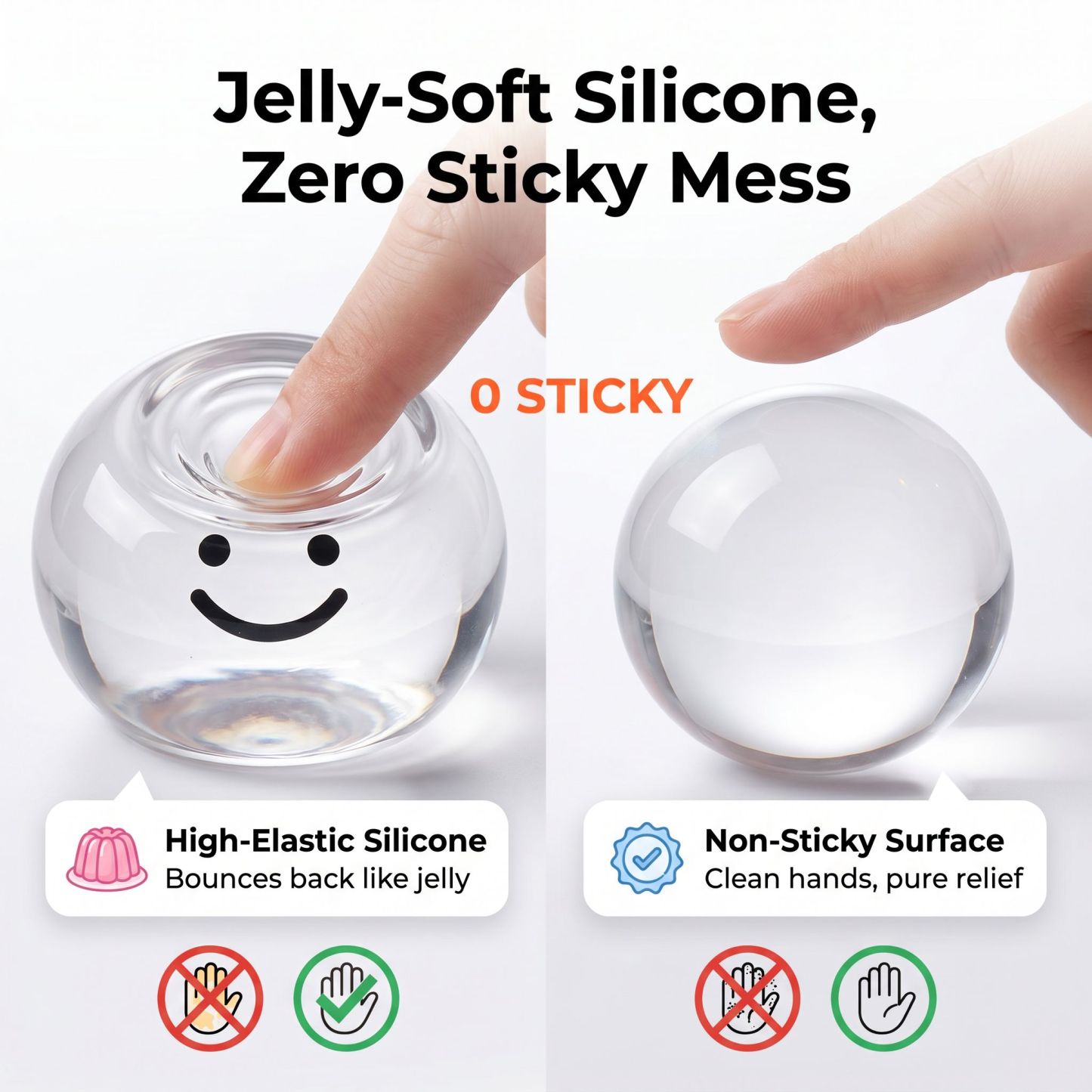 Crystal Ball Squishy Stress Relief Toy
