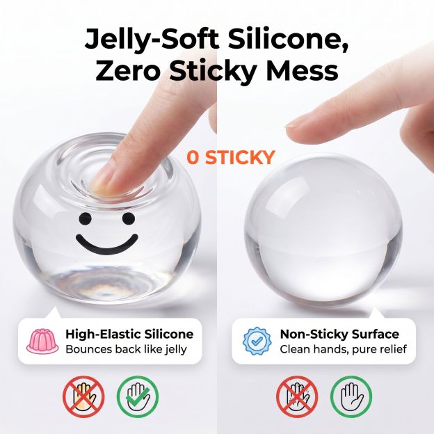 Crystal Ball Squishy Stress Relief Toy