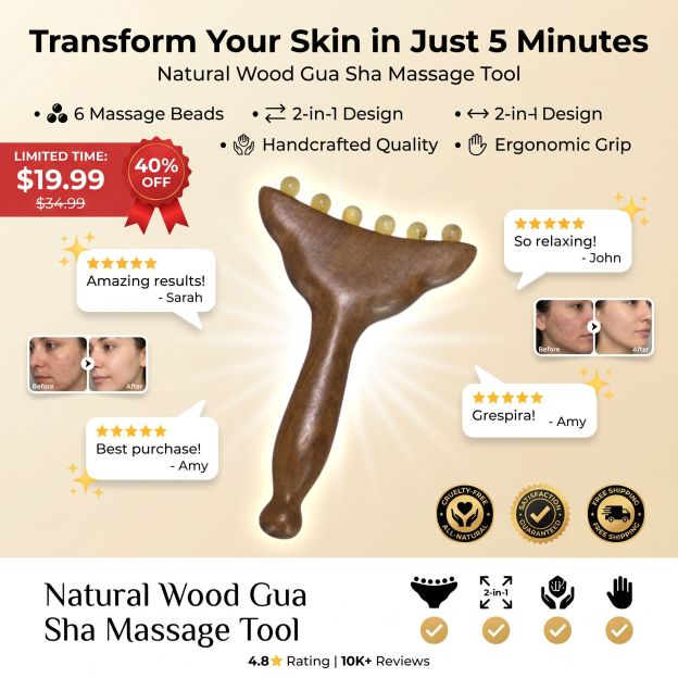 Sheep Horn Beauty Push Massager Mini Tool