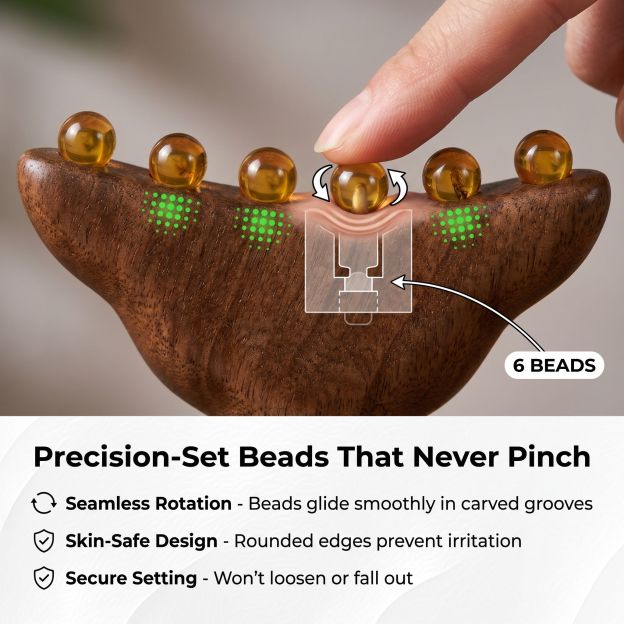 Sheep Horn Beauty Push Massager Mini Tool