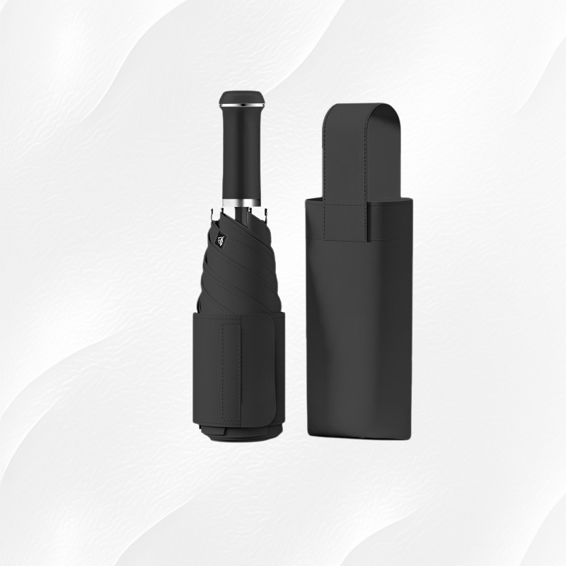 Portable Folding Umbrella with Telescopic Handle, UV Protection, Customizable with Logo