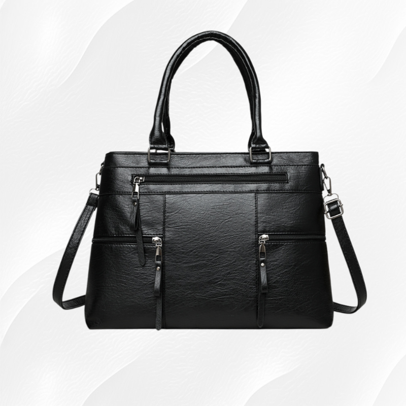 Elegancka, retro damska torba typu tote – duża pojemność, na ramię i przez ramię