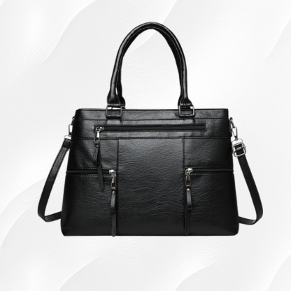 Elegancka, retro damska torba typu tote – duża pojemność, na ramię i przez ramię