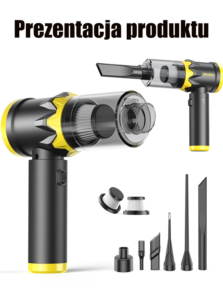 Oferta -40%! Bezprzewodowy Odkurzacz Huragan Błyskawicznie Czyści Auto!