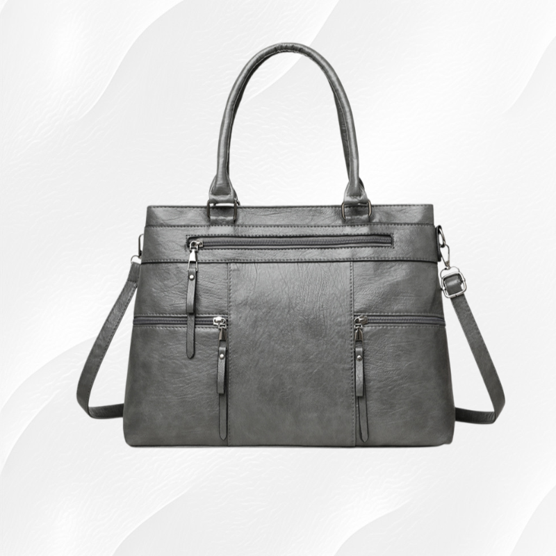Elegancka, retro damska torba typu tote – duża pojemność, na ramię i przez ramię
