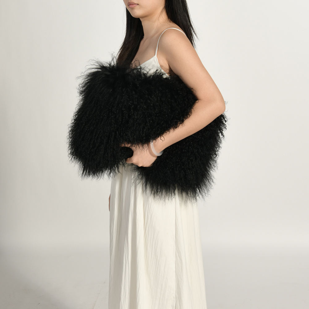 Design Party Evening Natural Fur Handbags Purse  10PCS 403