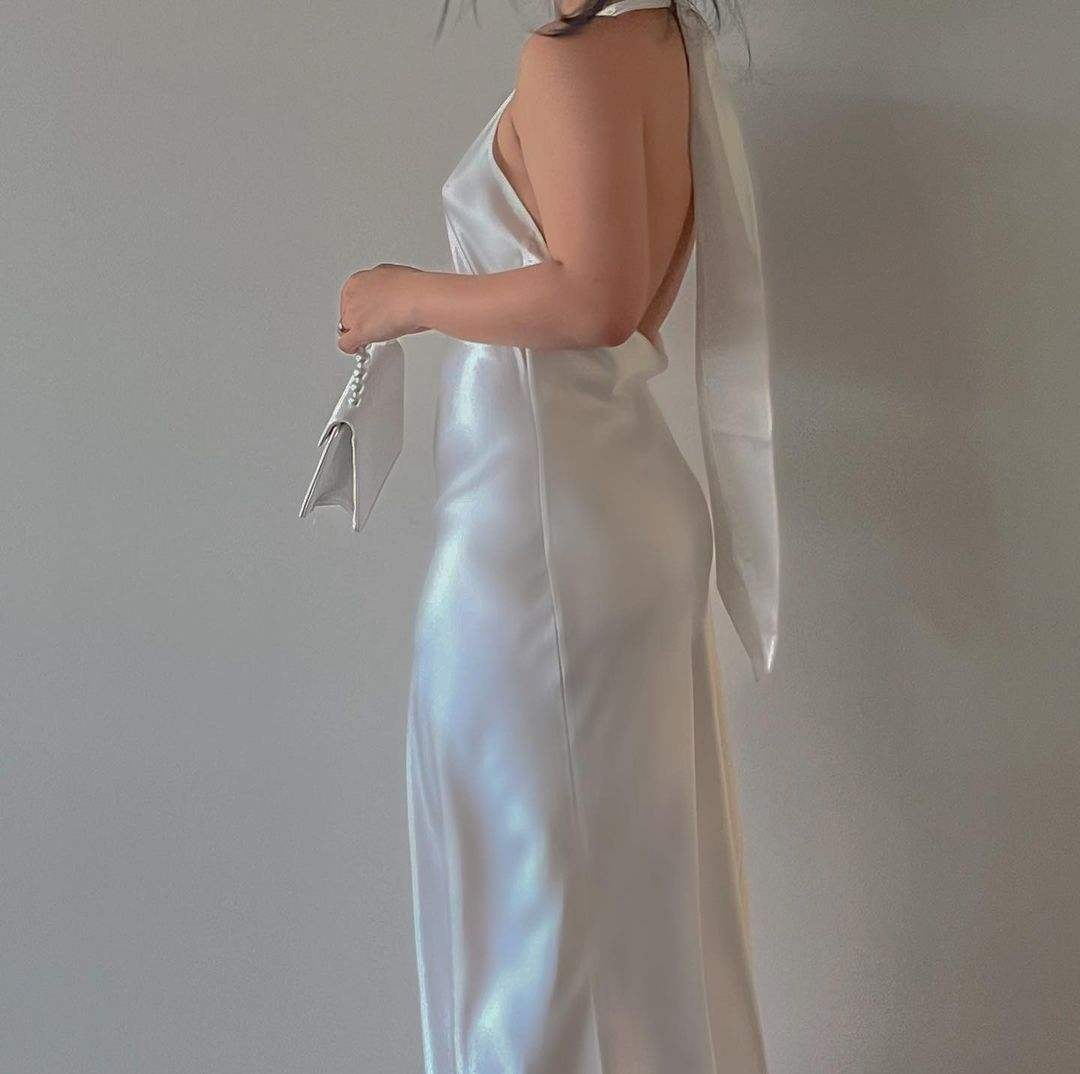 Sleeveless 100% Silk, Long Women Dress