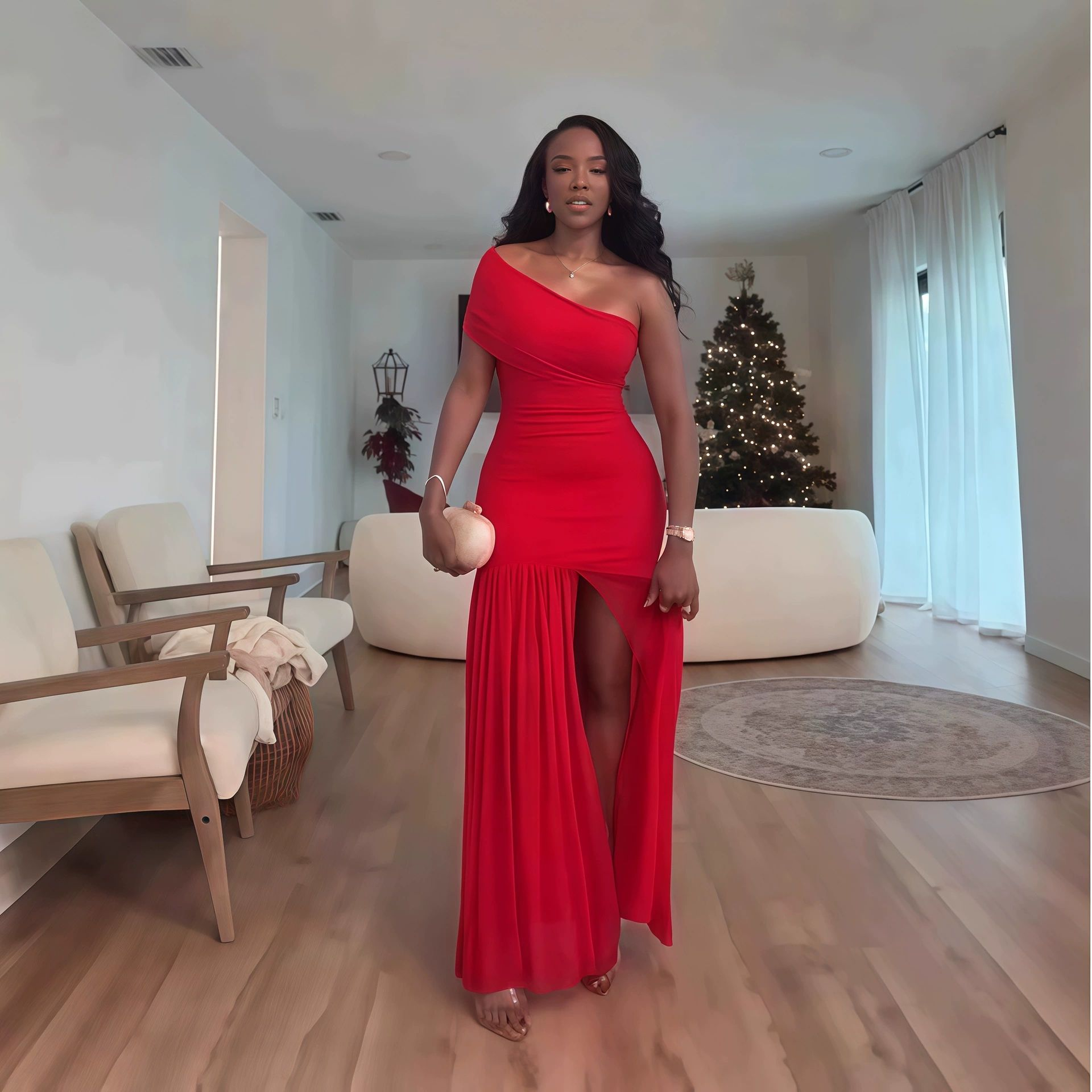 Elegant Women Evening Party dress 3 colors MOQ 