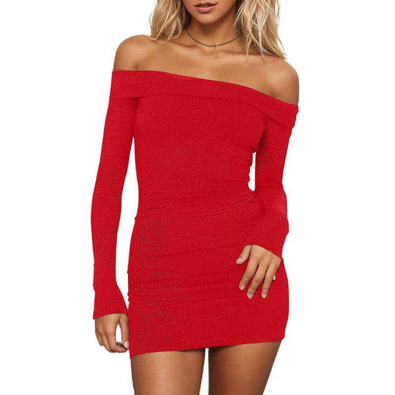 Elegant Plunge Neck 100% Linen Long Sleeve