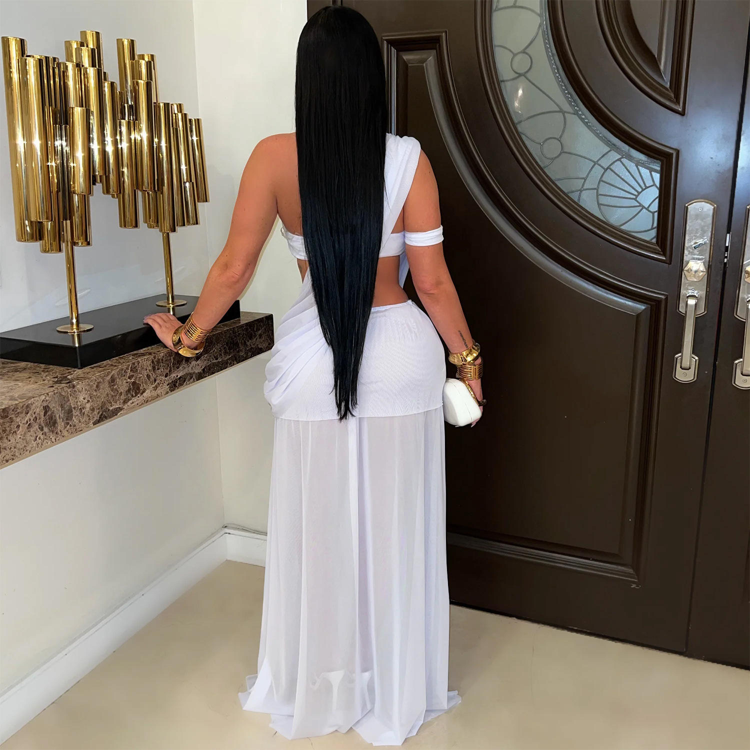 New Arrival Plus Size Party Dress Backless