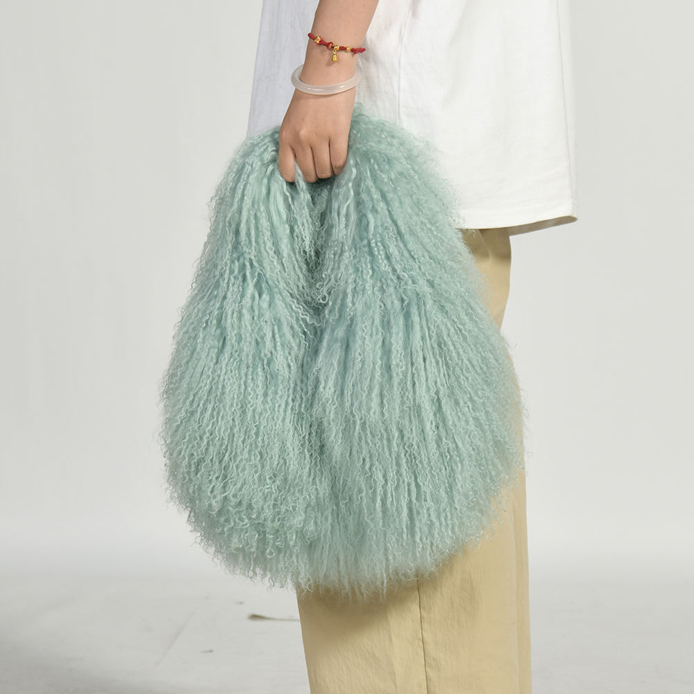 Thick Fluffy Furry Outwear Winter Curly Overcoat Women  10PCS 551