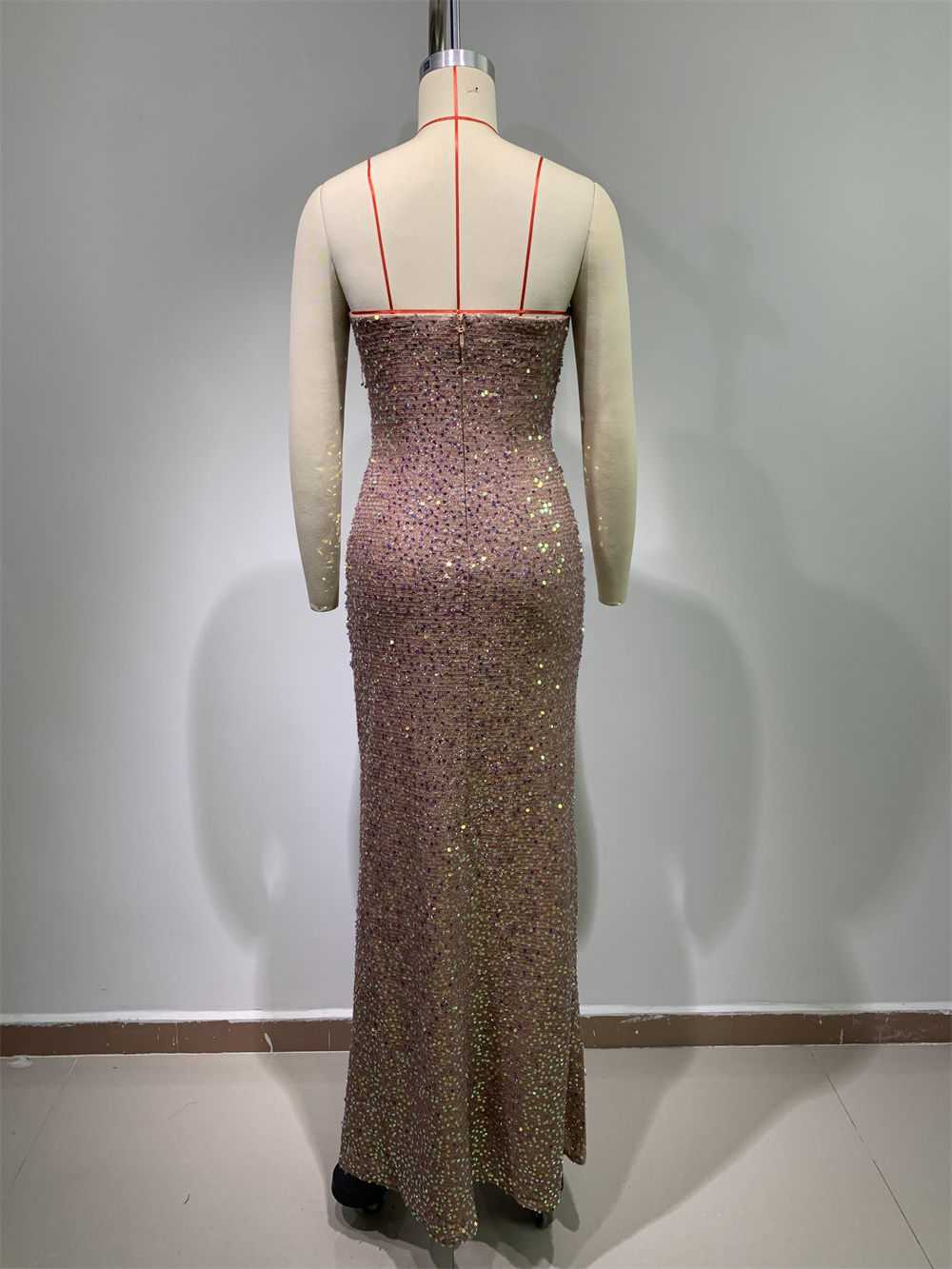 Sexy Womens Clothing Celebrity Party Runway Long Elegant Evening Dress 6pcs 370