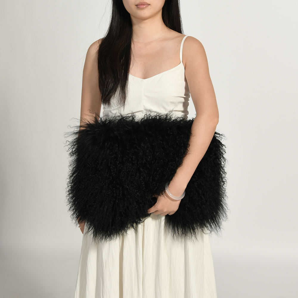 Design Party Evening Natural Fur Handbags Purse  10PCS 403
