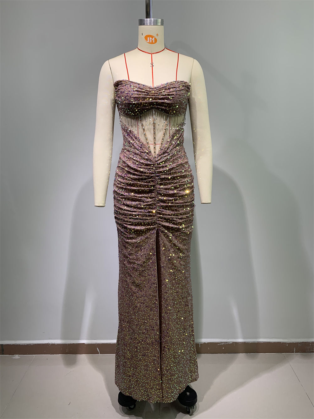Sexy Womens Clothing Celebrity Party Runway Long Elegant Evening Dress 6pcs 370