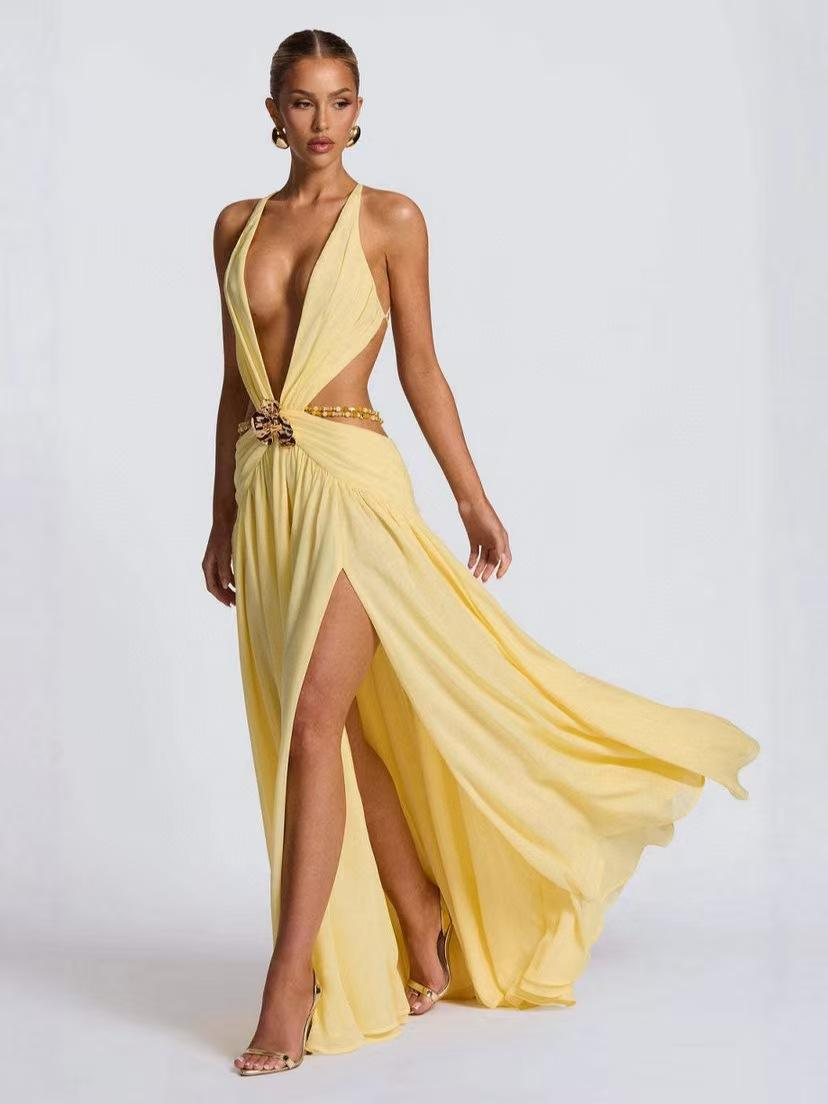 [Copy]Double Breasted Blazer High Waist Pleated Midi Skirt  MOQ 10PCS