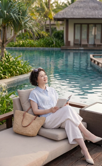 Summer 2026 new Lyocell Tencel shirt for middle-aged and elderly women, short sleeved T-shirt