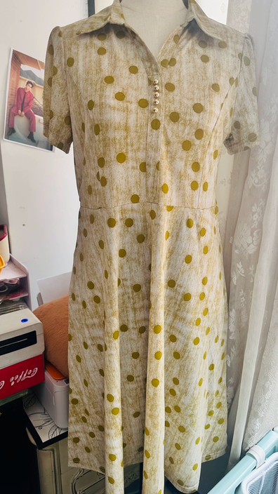 Mom's summer outfit new short sleeved dress dignified and atmospheric chiffon dress 50 year old middle-aged and elderly women's cross knee long skirt