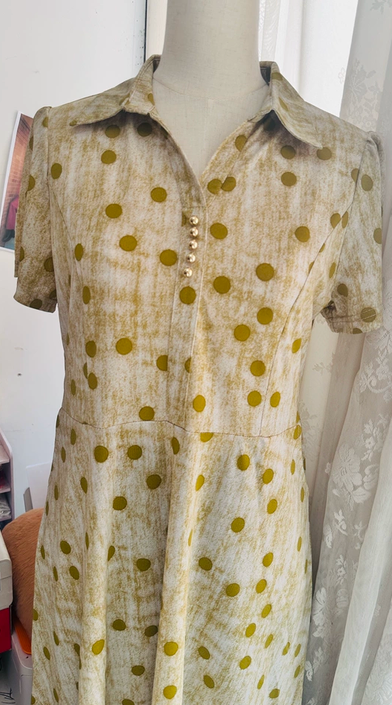 Mom's summer outfit new short sleeved dress dignified and atmospheric chiffon dress 50 year old middle-aged and elderly women's cross knee long skirt