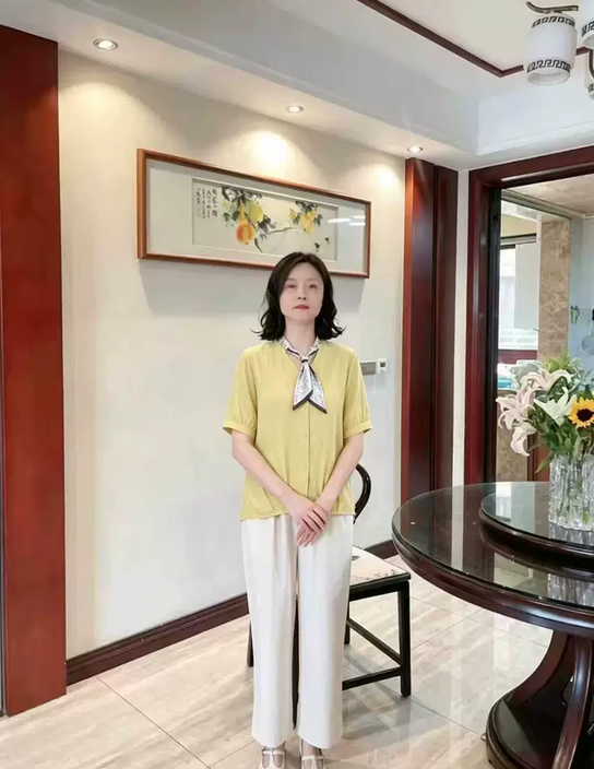 Mother's Summer New Style Short Sleeve T-Shirt Elegant and Dignified Set for Middle-aged and Senior Women Age-defying Top and Wide-leg Pants Two-piece Set