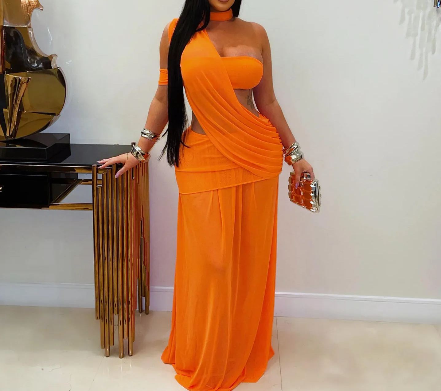 New Arrival Plus Size Party Dress Backless