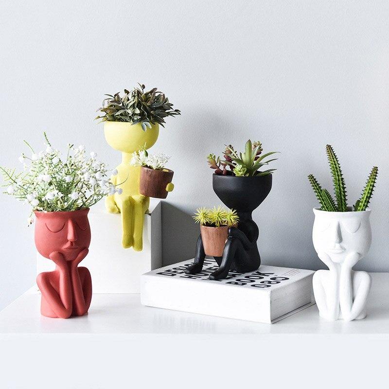 Gentle Grace Ceramic Planter