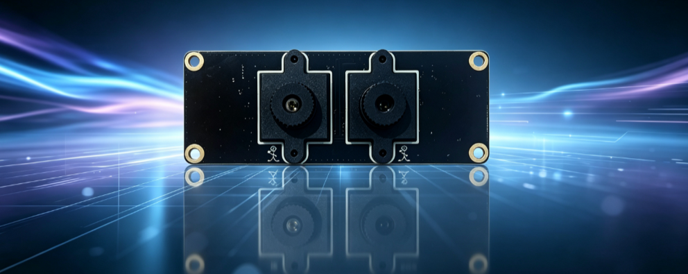 Dual Lens MIPI Camera Module 1080P 30fps, 2MP 1920×1080, Dual WDR & Dual HDR, 1/2.9 Sensor, 22×60mm FPC Dual MIPI Output