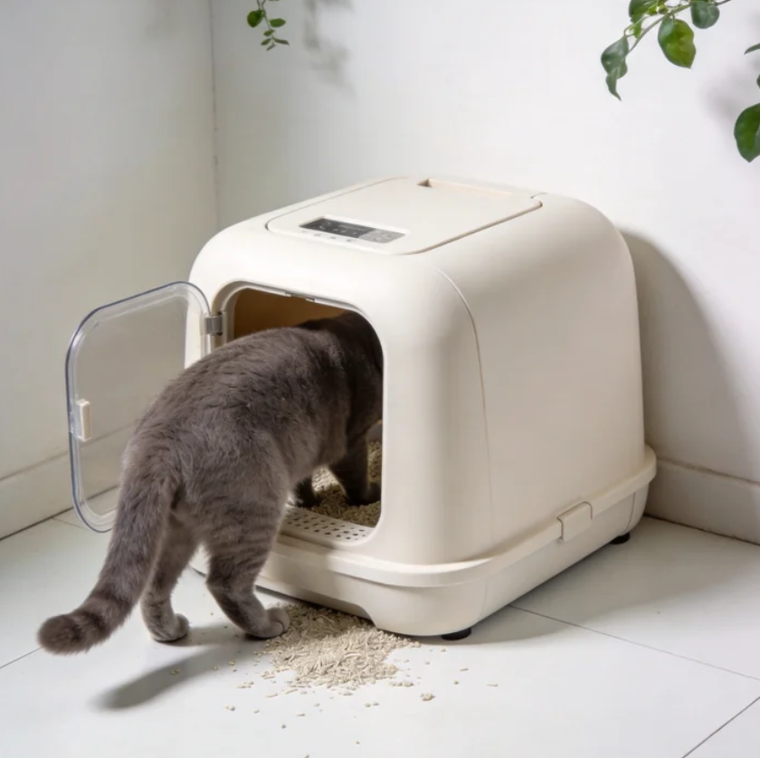 Pet Smart Cat Litter Box with Camera App