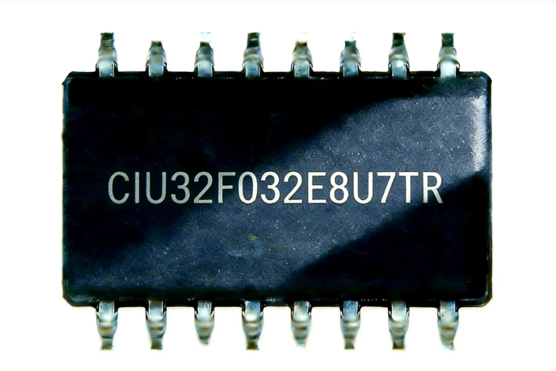 CIU32F032K8U7TR HED 32-bit Cortex-M0+ General MCU, 48MHz 64KB Flash 6KB SRAM QFN24 Industrial Microcontroller