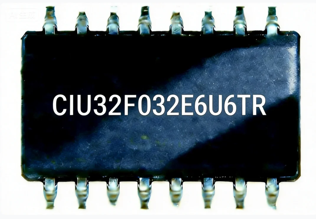 CIU32F032E6M6TU HED Cortex-M0+ 32-bit General MCU, SSOP24 Tube Pack 48MHz 64KB Flash 6KB SRAM Industrial Microcontroller