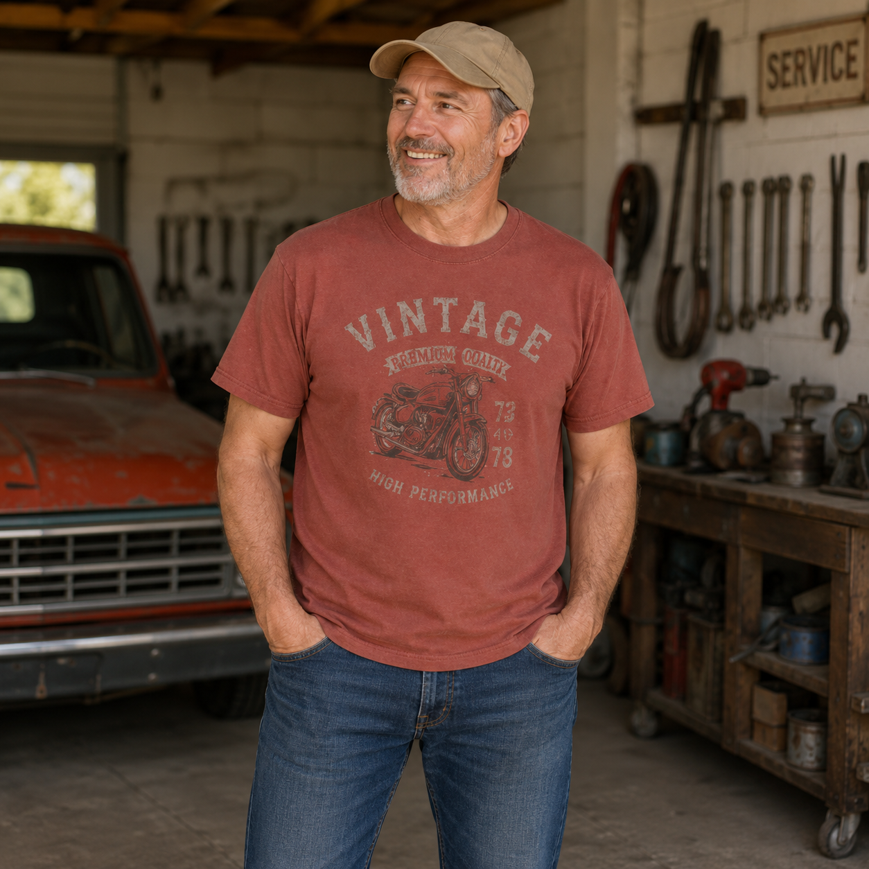 ⏰Store Closing Clearance⚡20 Pack Only $36⚡Men's Vintage Washed Graphic Tee