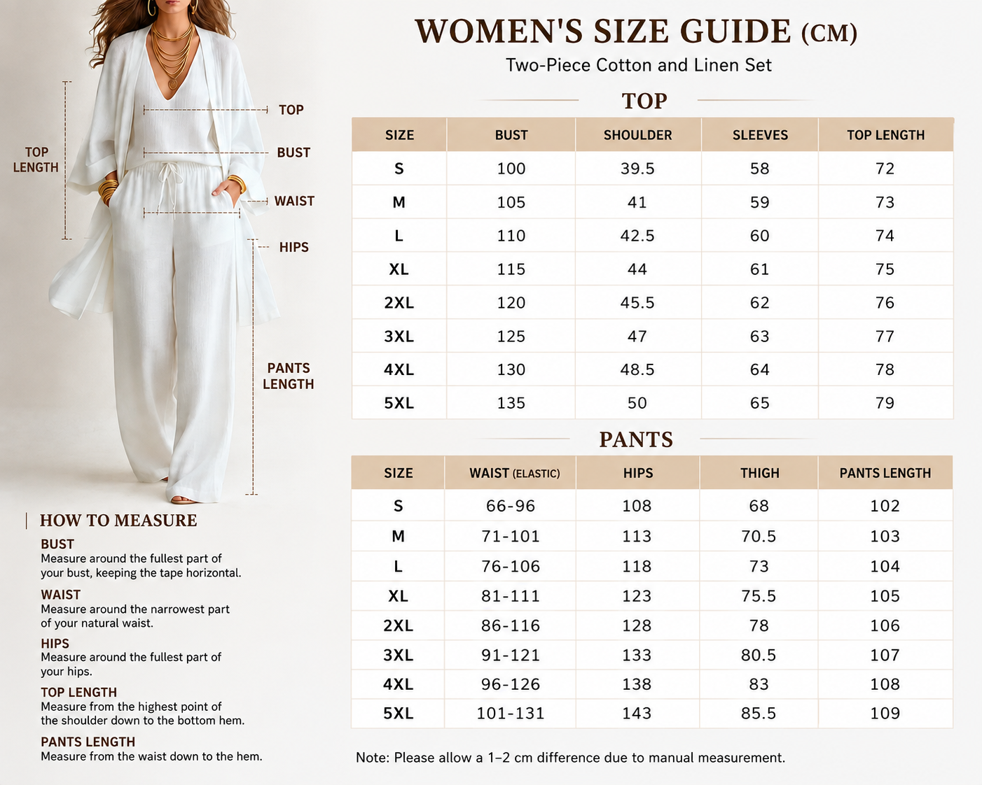 Women's Minimalist Cotton And Linen Wide-leg Pants Three-piece Set