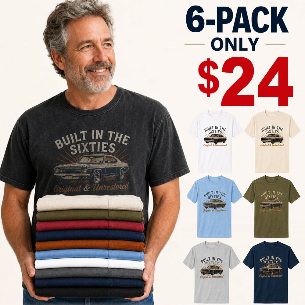 Classic-Inspired Men’s Graphic T-Shirt⏰Warehouse Clearance⚡24 Pack Only $36⚡Limited Stock - Once It’s Gone, It’s Gone