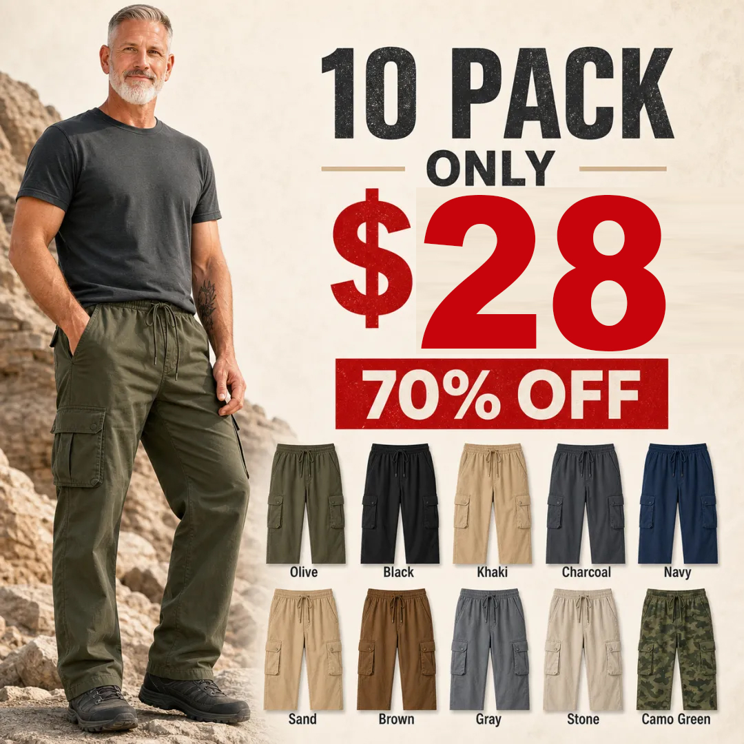 ⏰Warehouse Clearance⚡20 Pack for $38⚡Men's Outdoor Utility Cargo Pants