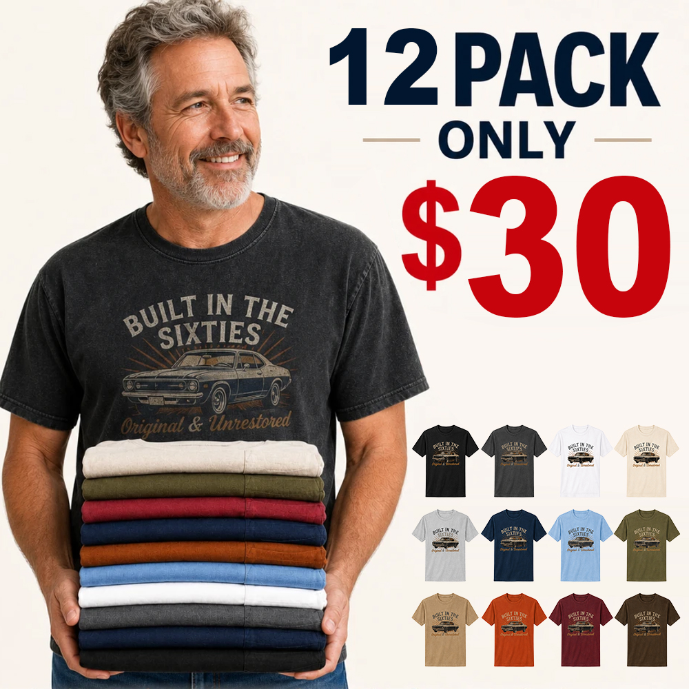 Classic-Inspired Men’s Graphic T-Shirt⏰Warehouse Clearance⚡24 Pack Only $36⚡Limited Stock - Once It’s Gone, It’s Gone