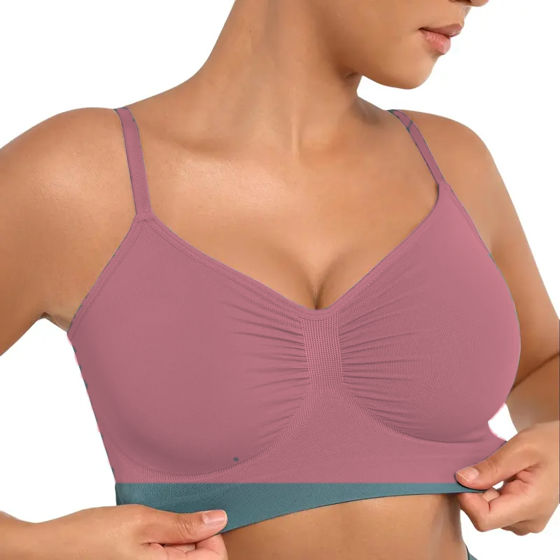 Dusty Rose women's seamless comfort bralette