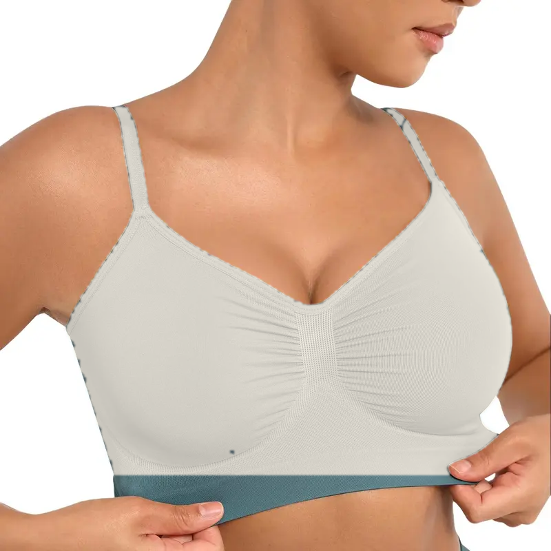 White women's seamless comfort bralette