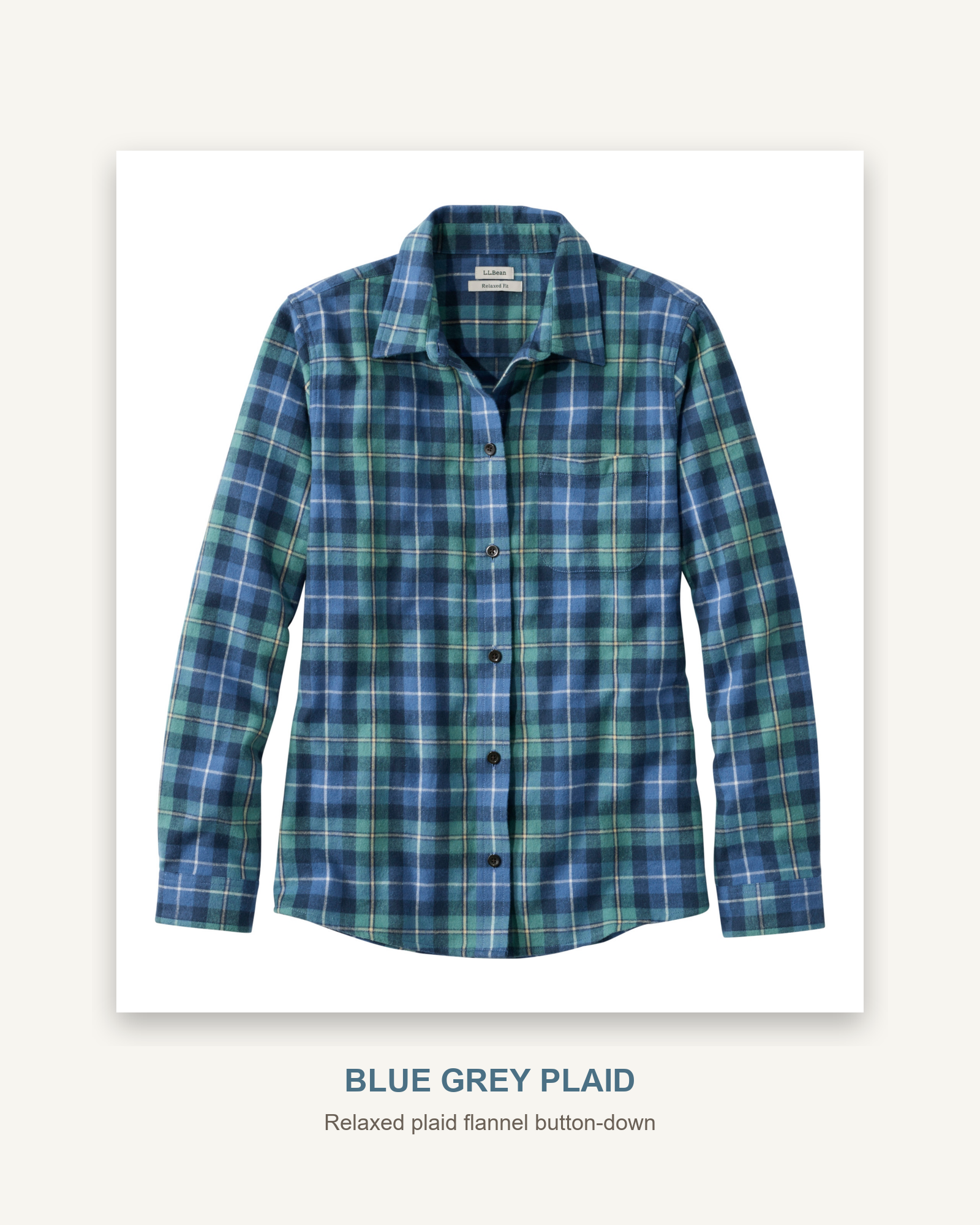 Women's Relaxed Plaid Flannel Button-Down Shirts