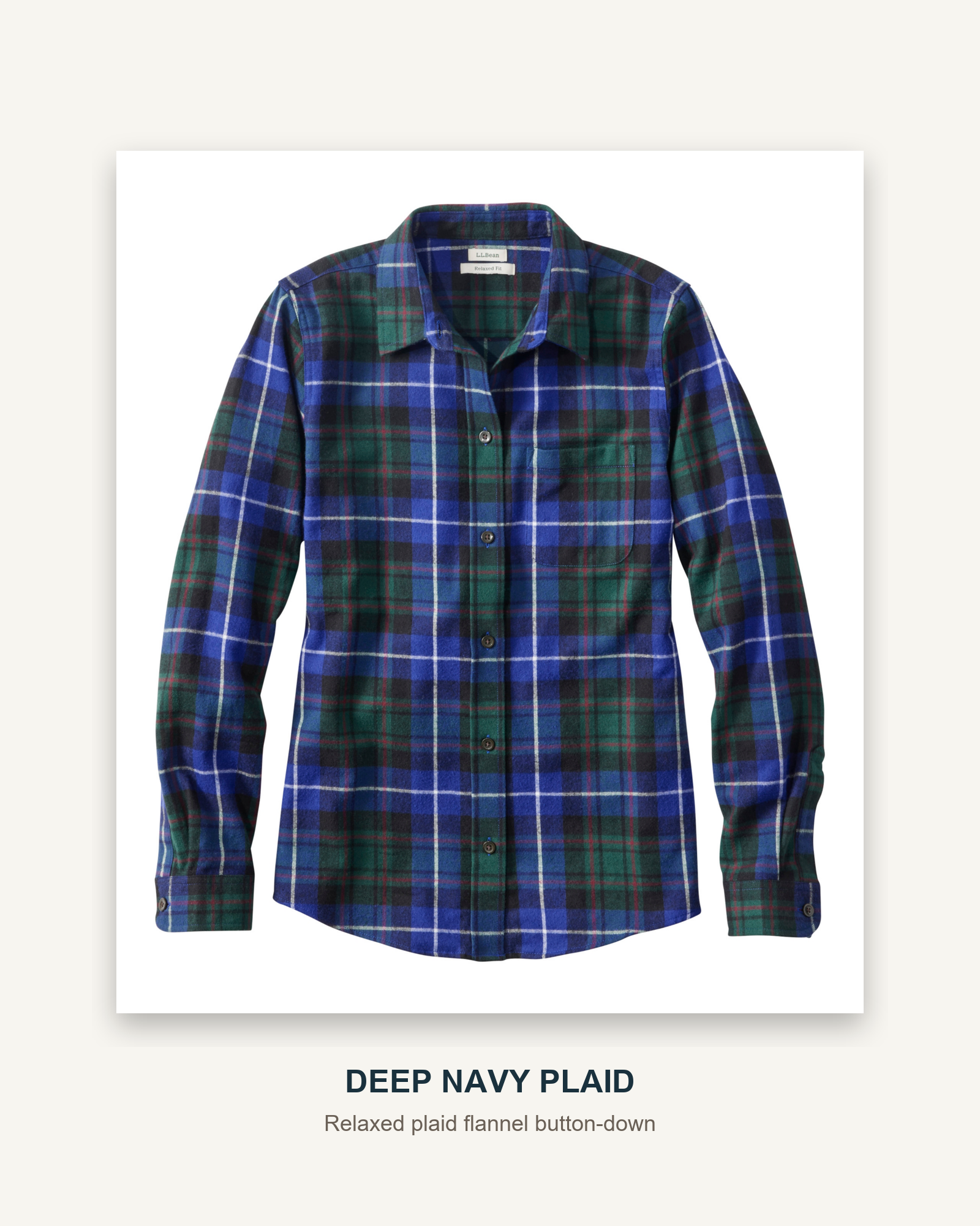 Women's Relaxed Plaid Flannel Button-Down Shirts