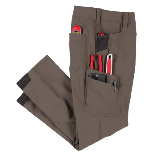 Men’s 8-Pack Stretch Ripstop Work Pants – Water-Resistant Multi-Pocket Outdoor Pants