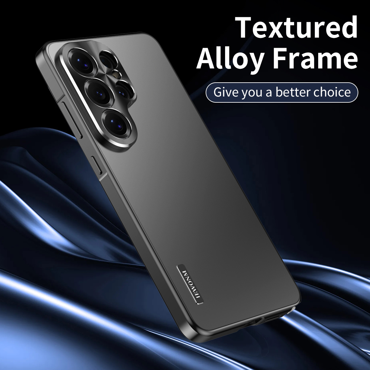 Full‑Cover Magnetic Alloy Frame Shockproof Case for Samsung