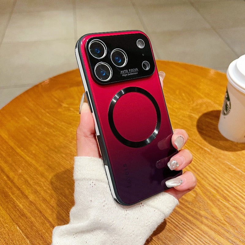 Premium Magnetic Iridescent Gradient Case for iphone