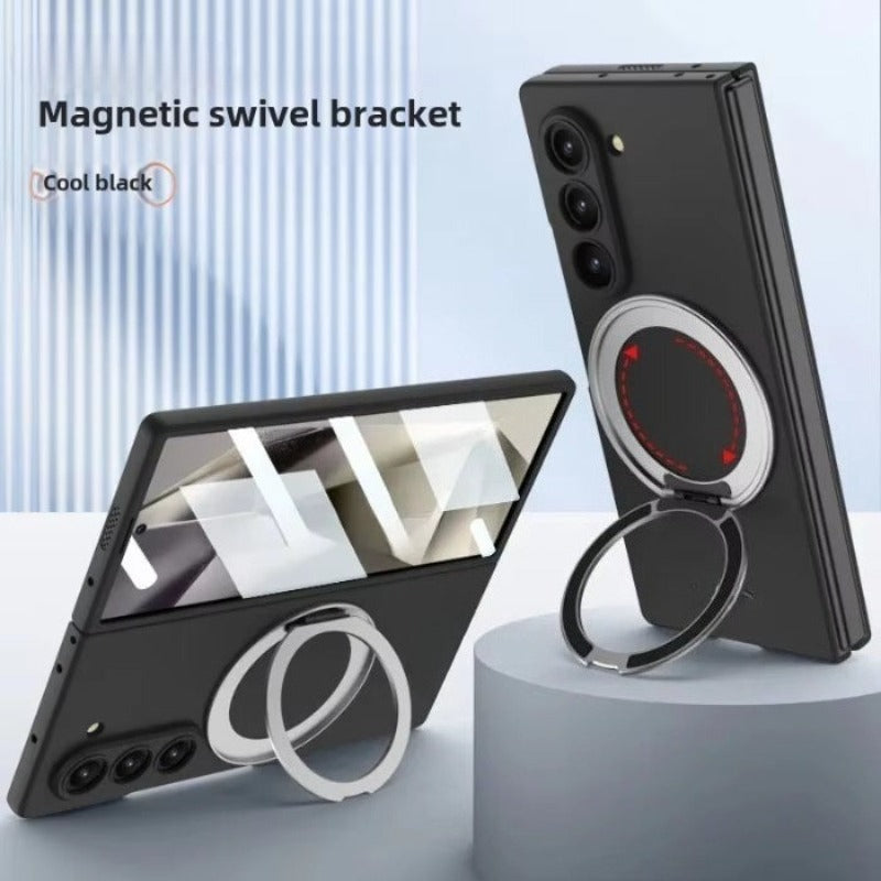 Rotating Magnetic Ring Frosted Case for Samsung Z Fold