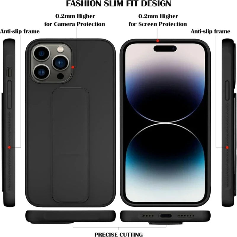 Magnetic Kickstand Hand Strap Case for iphone