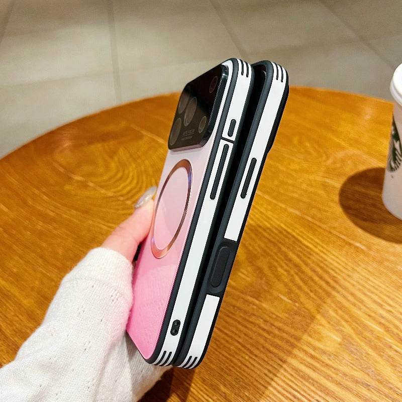 Premium Magnetic Iridescent Gradient Case for iphone