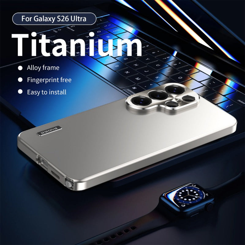 Full‑Cover Magnetic Alloy Frame Shockproof Case for Samsung