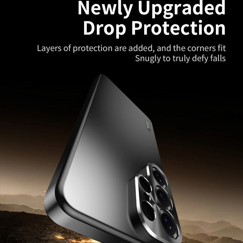 Full‑Cover Magnetic Alloy Frame Shockproof Case for Samsung