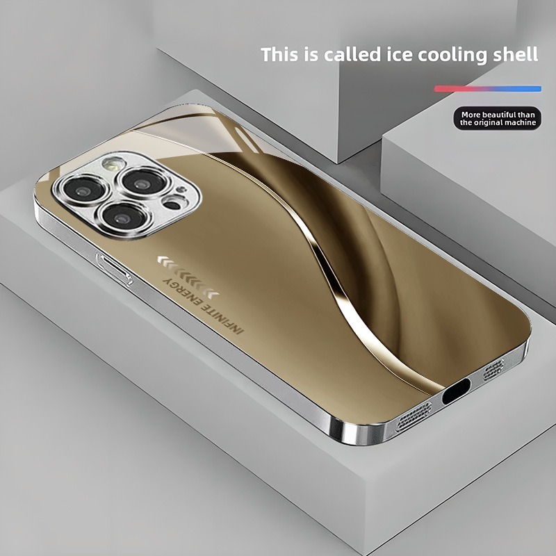 Electroplated Glass Luxury Fashion Case for iphone