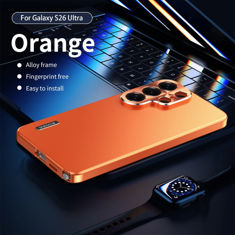 Full‑Cover Magnetic Alloy Frame Shockproof Case for Samsung